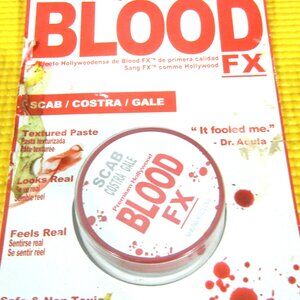 TINSLEY SCABS DARK RED FAKE Blood FX Textured Paste 0.36oz  VINTAGE 2015 DJL